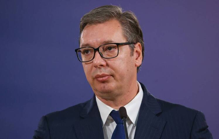الکساندر ووچیچ پس از بازگشت اضطراری از آمریکا، در بیمارستان نظامی بلگراد بستری شد